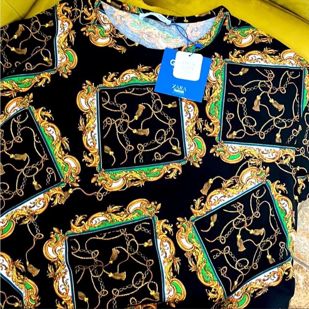 Zara Baroque Printed Tee